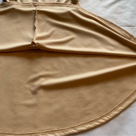 Apricot BELONGSCI Women 2025 Sweet and Cute Sleeveless Racerback Flared Swing - Picture 7 of 8